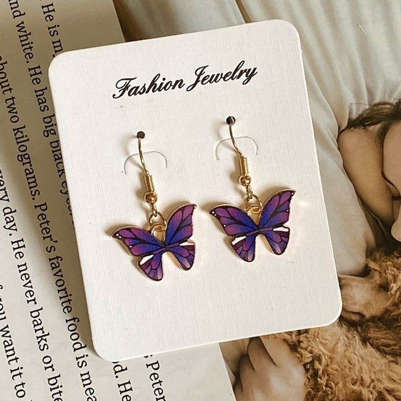 #00026 - Korean Style Butterfly Pendant Necklace & earing