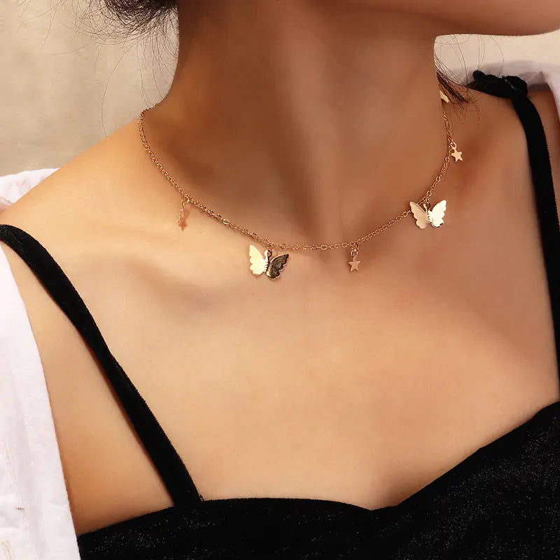 #00006 - Pendant Butterfly Necklace