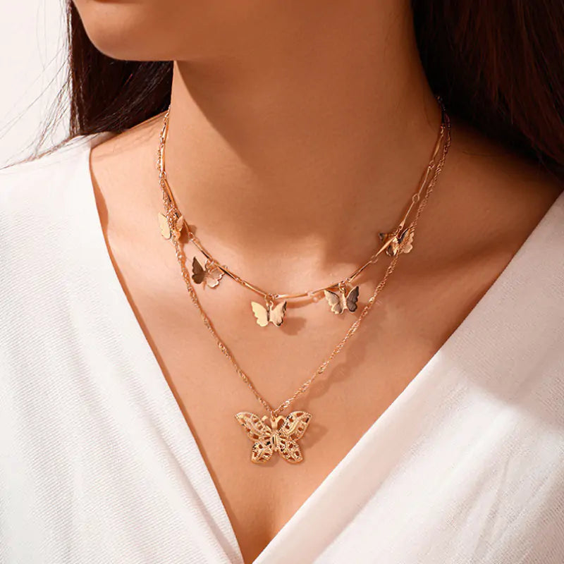 #00006 - Pendant Butterfly Necklace