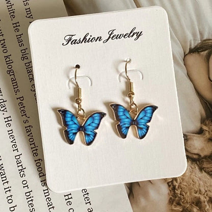 #00026 - Korean Style Butterfly Pendant Necklace & earing