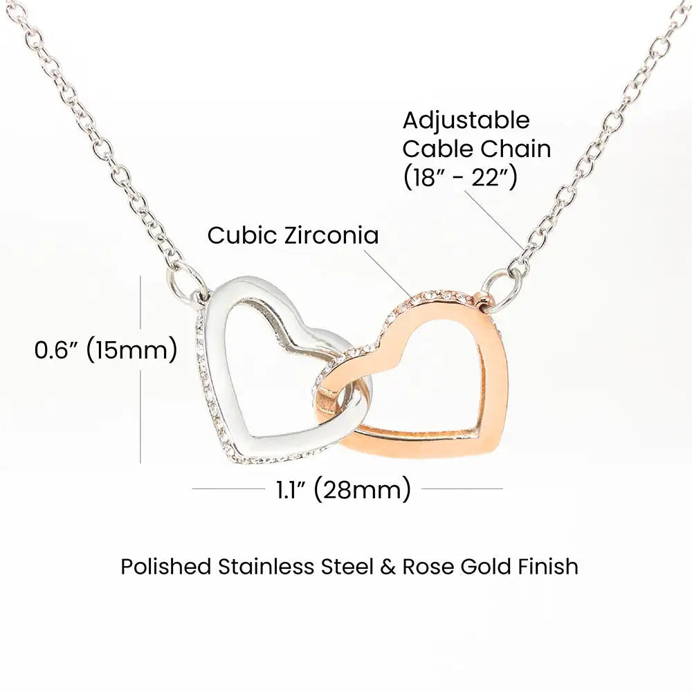 #00010 - Interlocking Hearts Necklace