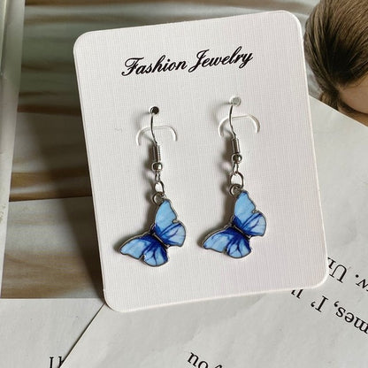 #00026 - Korean Style Butterfly Pendant Necklace & earing