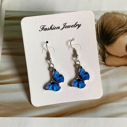 #00026 - Korean Style Butterfly Pendant Necklace & earing