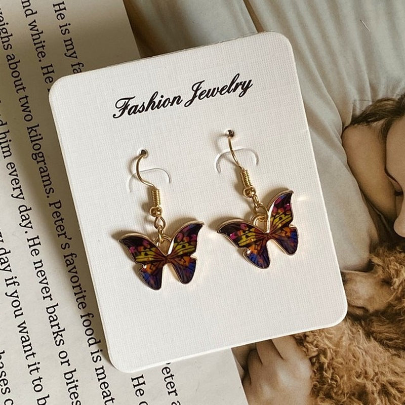 #00026 - Korean Style Butterfly Pendant Necklace & earing