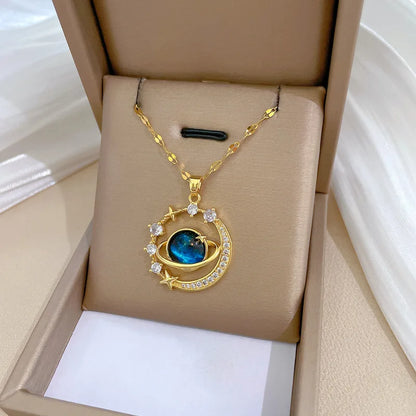 #00031 - Galaxy Charm Necklace