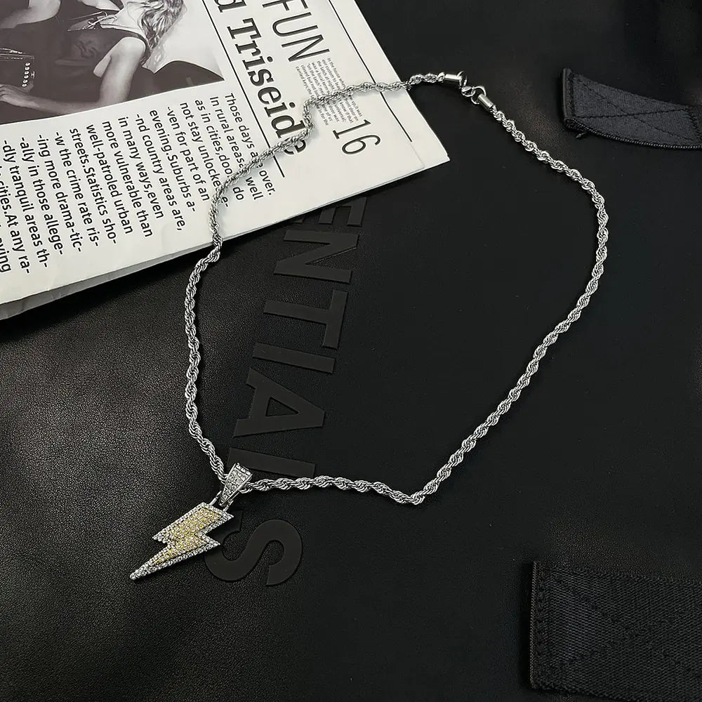 #00018 - Lightning Pendant Necklace