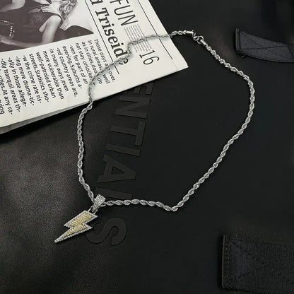 #00018 - Lightning Pendant Necklace