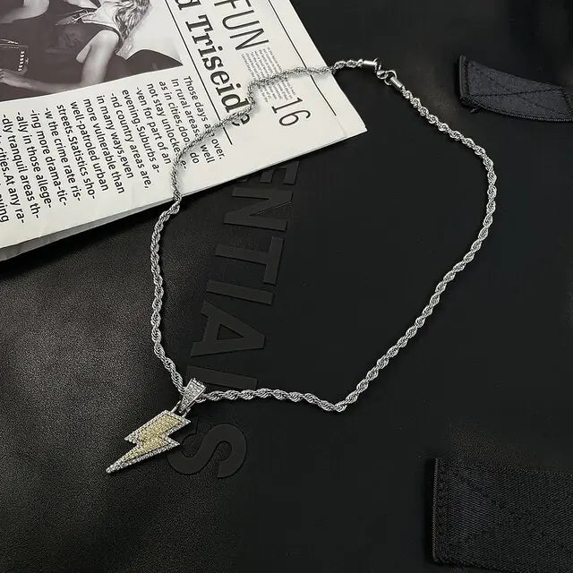 #00018 - Lightning Pendant Necklace