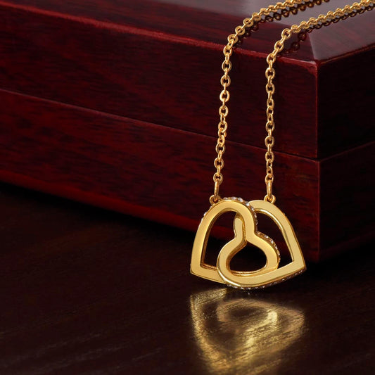 #00010 - Interlocking Hearts Necklace