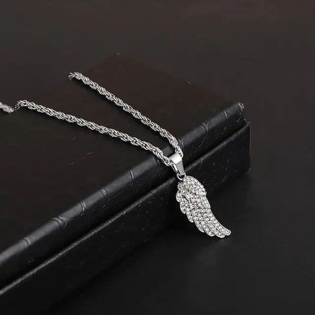 #00011 - Personality Angel Wing Necklace