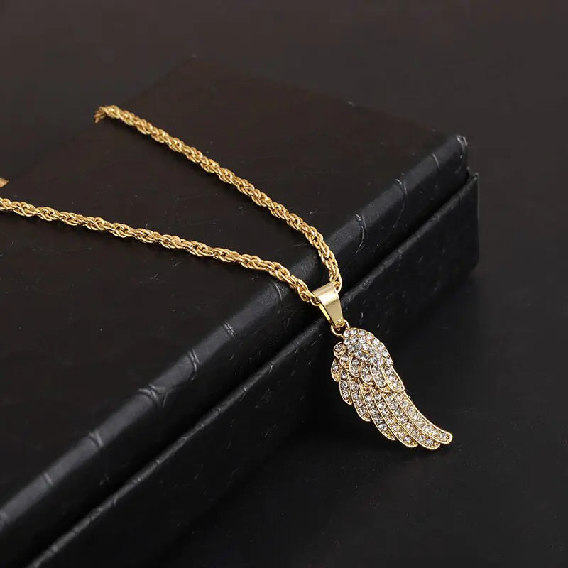 #00011 - Personality Angel Wing Necklace