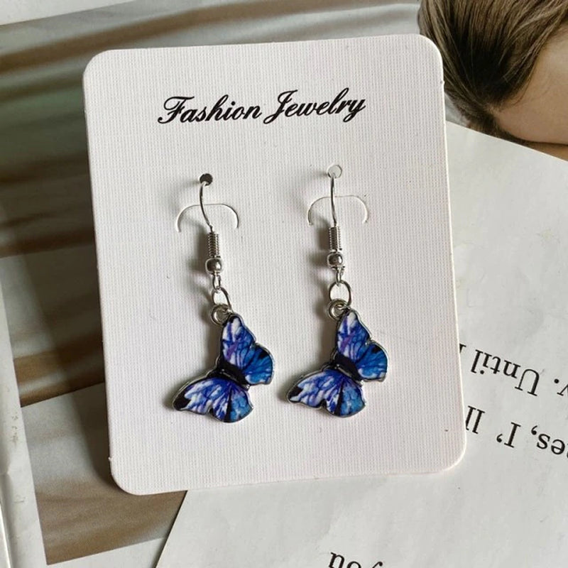 #00026 - Korean Style Butterfly Pendant Necklace & earing