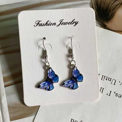 #00026 - Korean Style Butterfly Pendant Necklace & earing