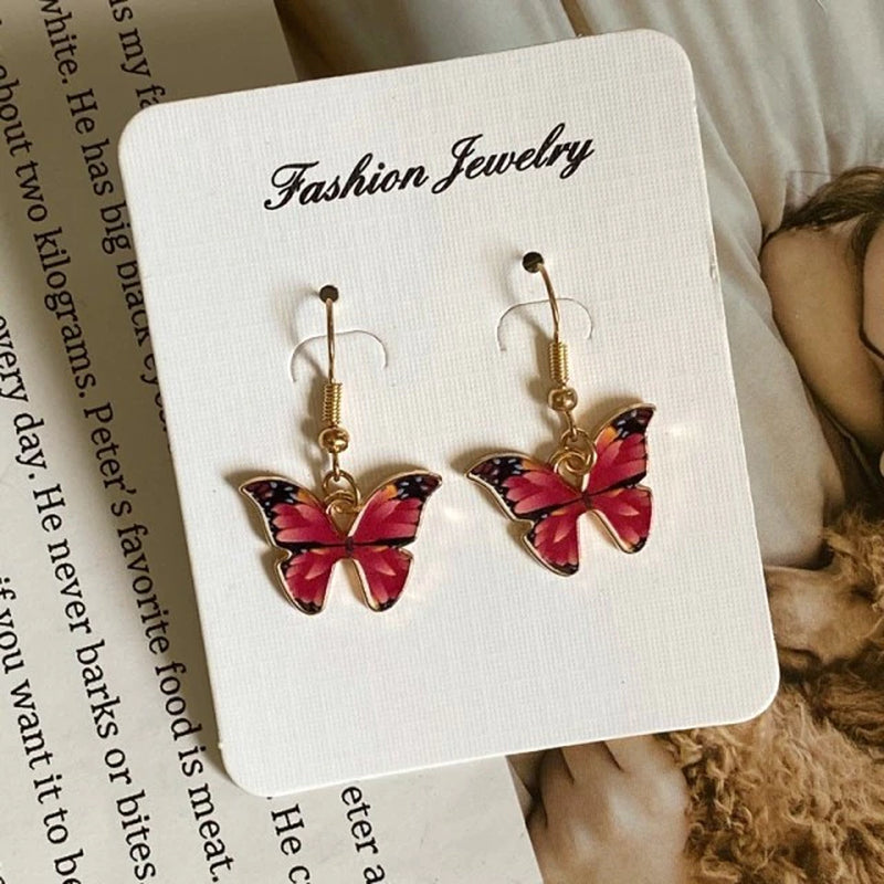 #00026 - Korean Style Butterfly Pendant Necklace & earing