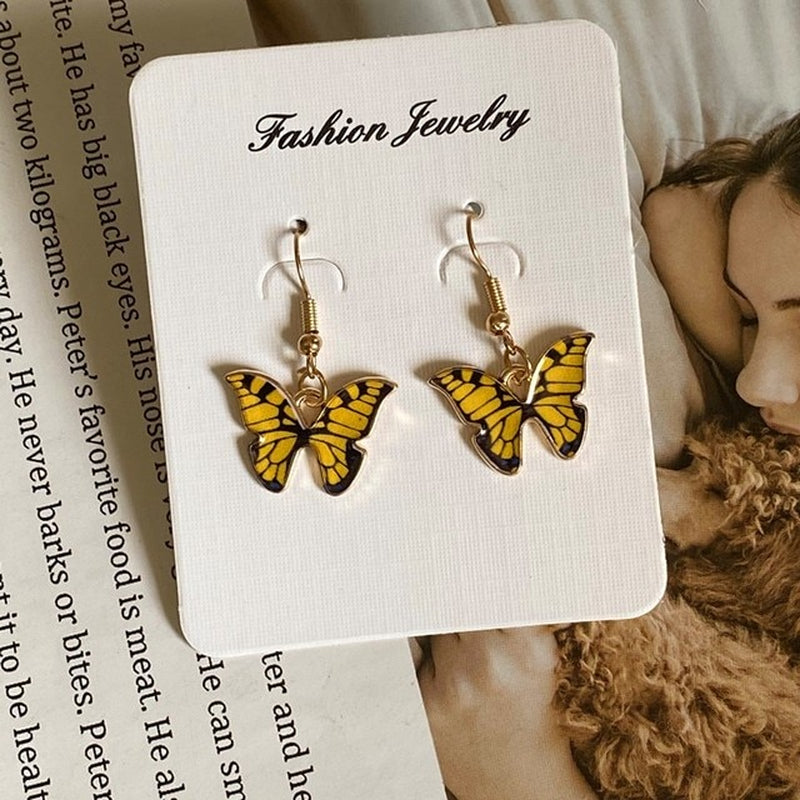 #00026 - Korean Style Butterfly Pendant Necklace & earing