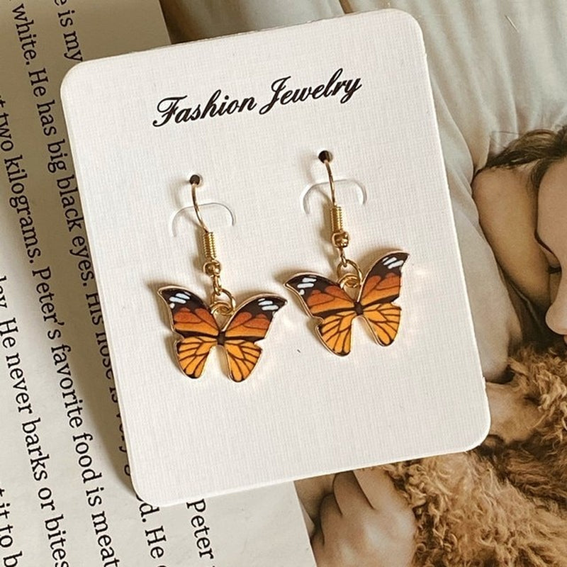 #00026 - Korean Style Butterfly Pendant Necklace & earing