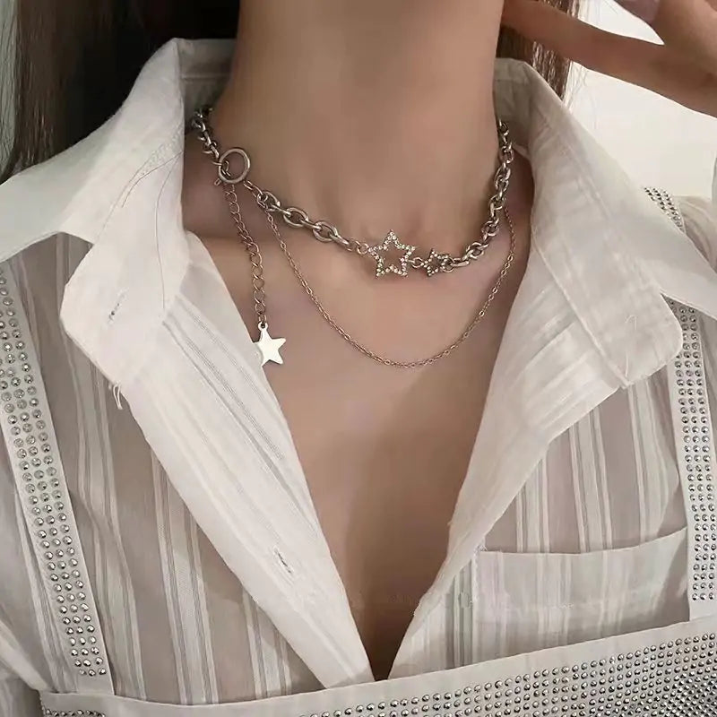 #00002 - Star Charms Necklace