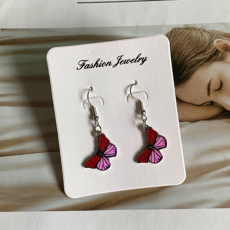 #00026 - Korean Style Butterfly Pendant Necklace & earing