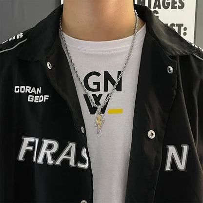 #00018 - Lightning Pendant Necklace
