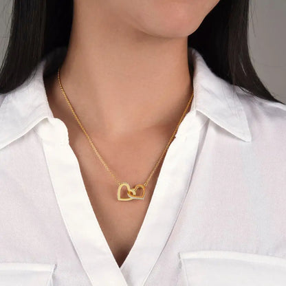 #00010 - Interlocking Hearts Necklace